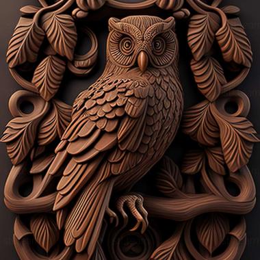 3D model owl (STL)